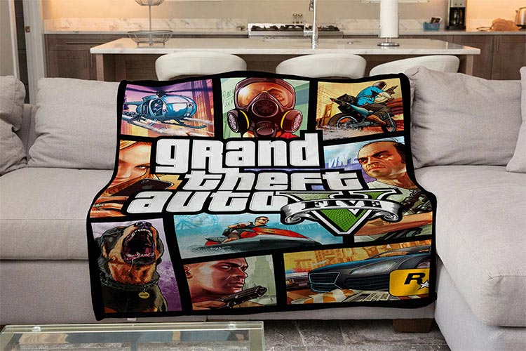 Плед «Grand Theft Auto»