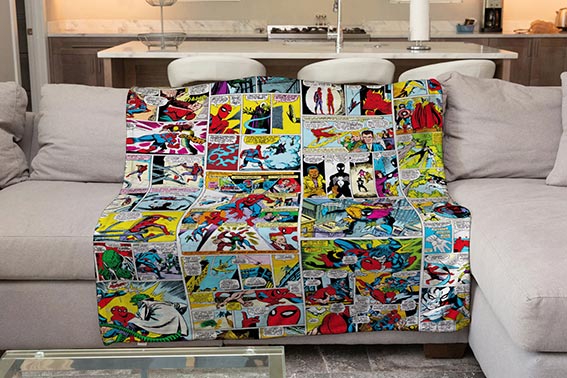 Плед «Людина павук комікс»