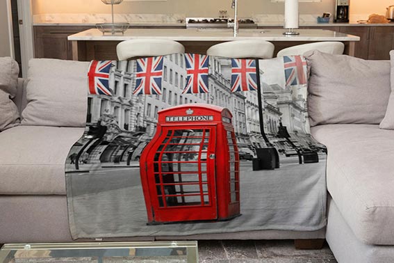 Плед «London. Phone station»