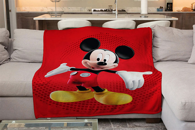 Плед «Mickey Mouse red»