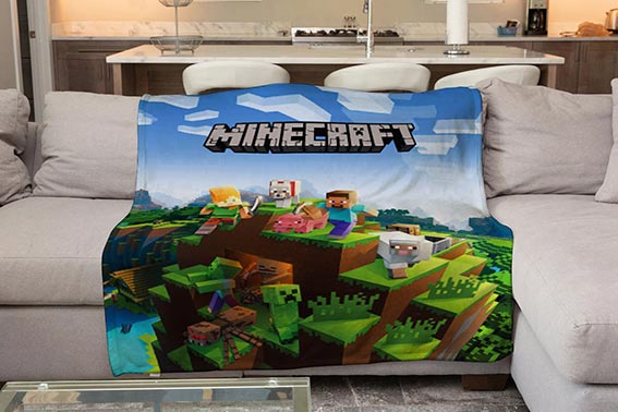Плед «Minecraft. Main characters»