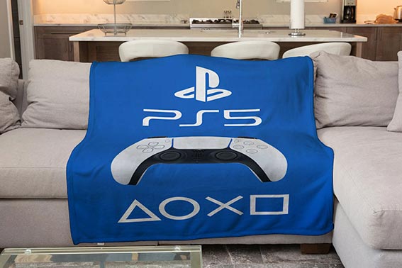 Плед «PS 5. Blue»