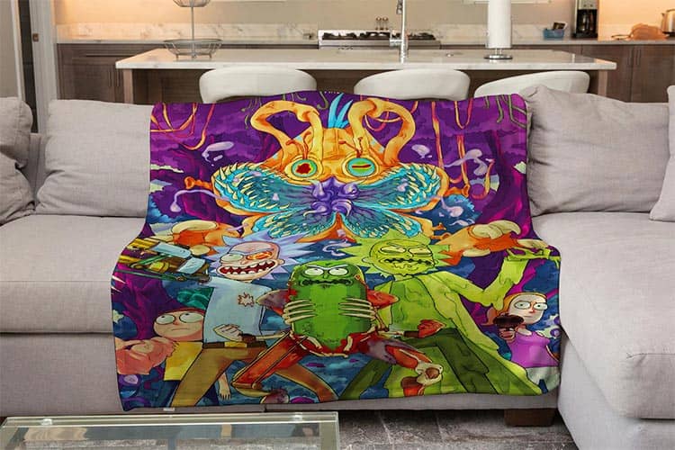 Плед «Rick and Morty» 1