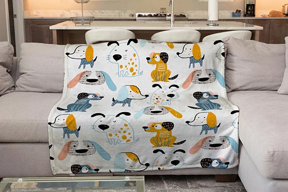 Плед «Собаки»