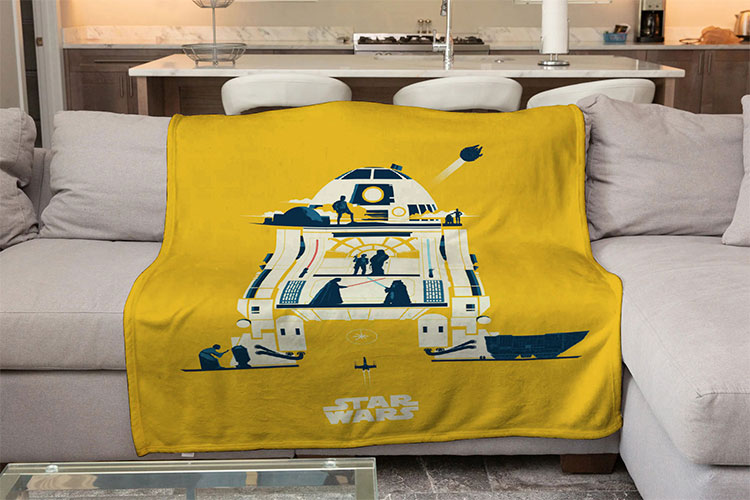 Плед «Star Wars yellow»