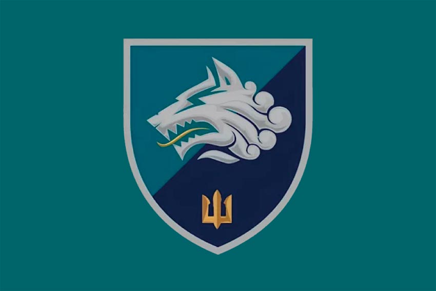 Прапор 1 ОБМП (1 окремий Феодосійський батальйон морської піхоти) ВМС України