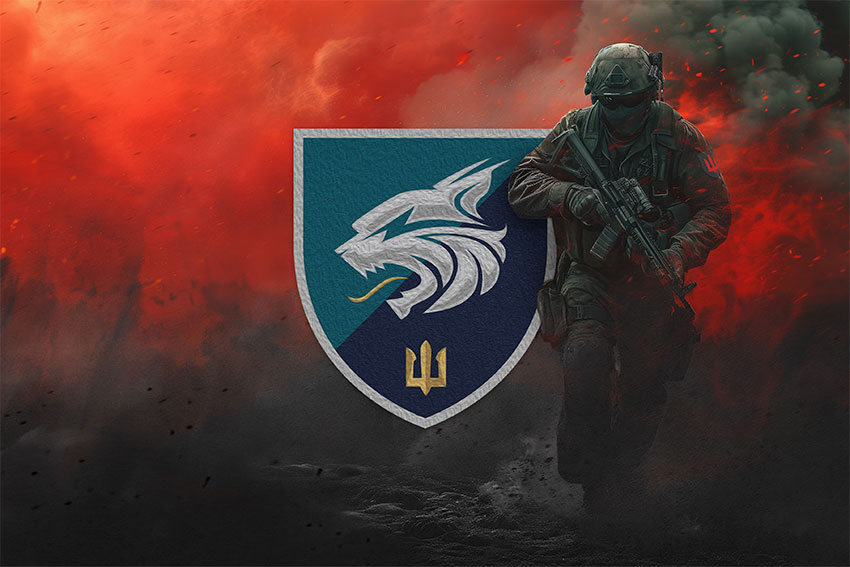 Прапор 137 окремого батальйона морської піхоти (137 ОБМП) ЗСУ червоний світанок