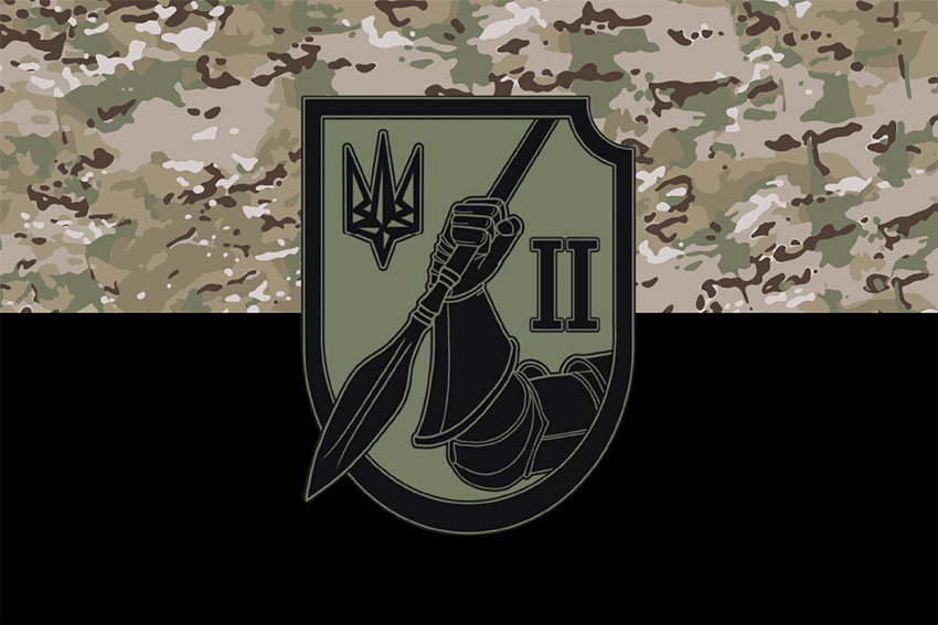 Прапор 2 Батальйону оперативного призначення Бригади швидкого реагування в/ч 3018 НГУ камуфляж-чорний