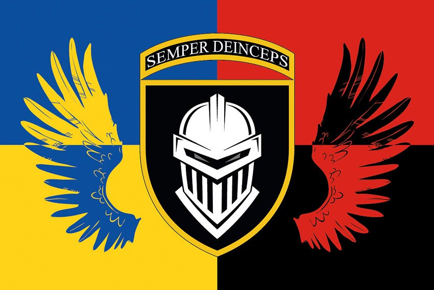 Прапор 3 окремої танкової бригади (3 ОТБр) ЗСУ Україна. Упа.