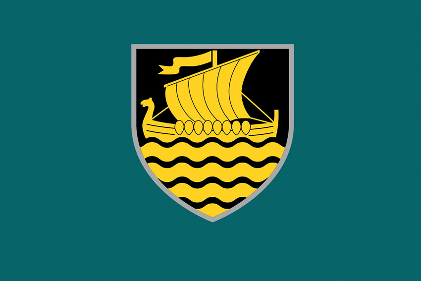 Прапор 36 окремої бригади морської піхоти (36 ОБрМП) імені Михайла Білинського