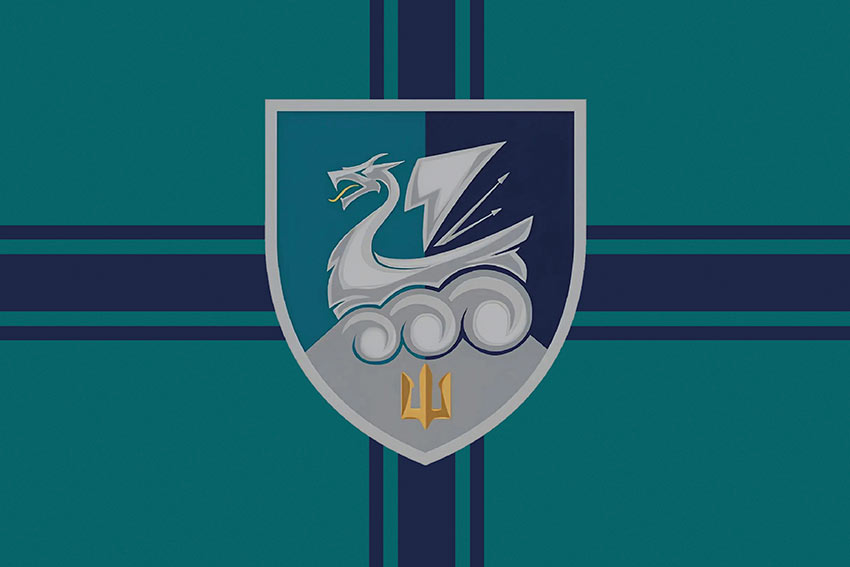 Прапор 36 окремої бригади морської піхоти (36 ОБрМП) імені Михайла Білинського ВМС ЗСУ