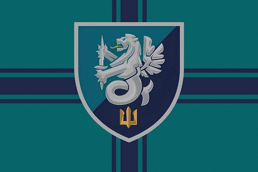 Прапор 37 окремої бригади морської піхоти (37 ОБрМП) ВМС України