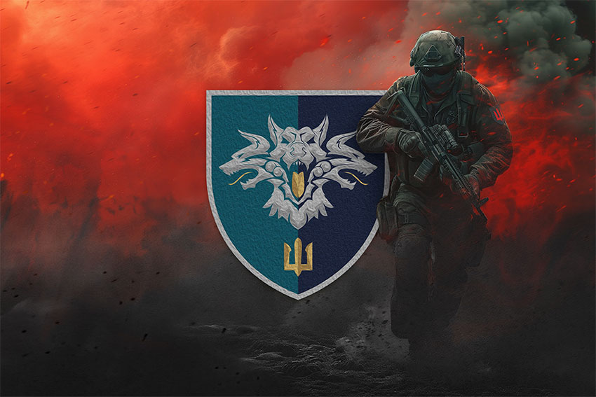 Прапор 38 окремої бригади морської піхоти (38 ОБрМП) ВМС України червоний світанок