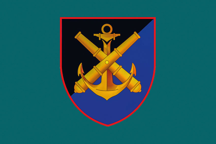 Прапор 406 окремої артилерійської бригади (406 ОАБр) імені Олексія Алмазова ЗСУ