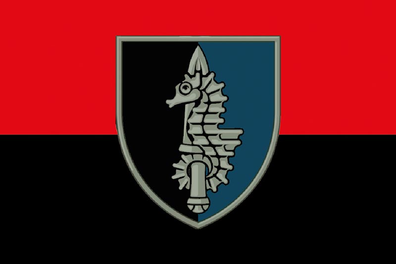 Прапор ЗСУ 73 МЦСпО імені Антіна Головатого червоно-чорний