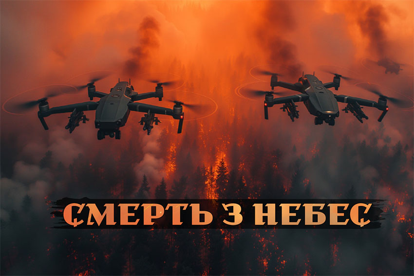 Прапор «Дрони винищувачі. Смерть з небес»