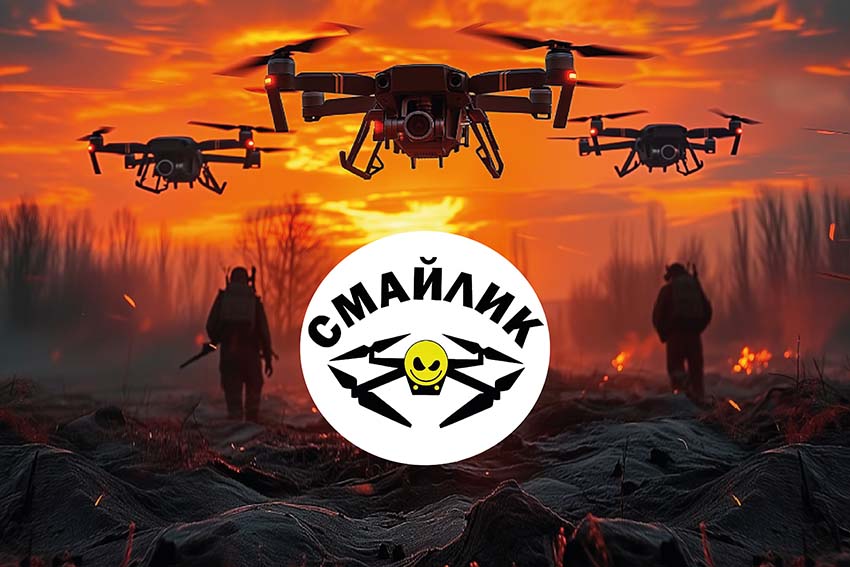 Прапор роти розвідувальних БПЛА «Смайлик» 63 ОМБр СВ ЗСУ дрони