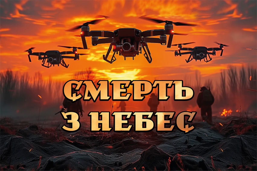 Флаг «Смерть с небес» — дроны