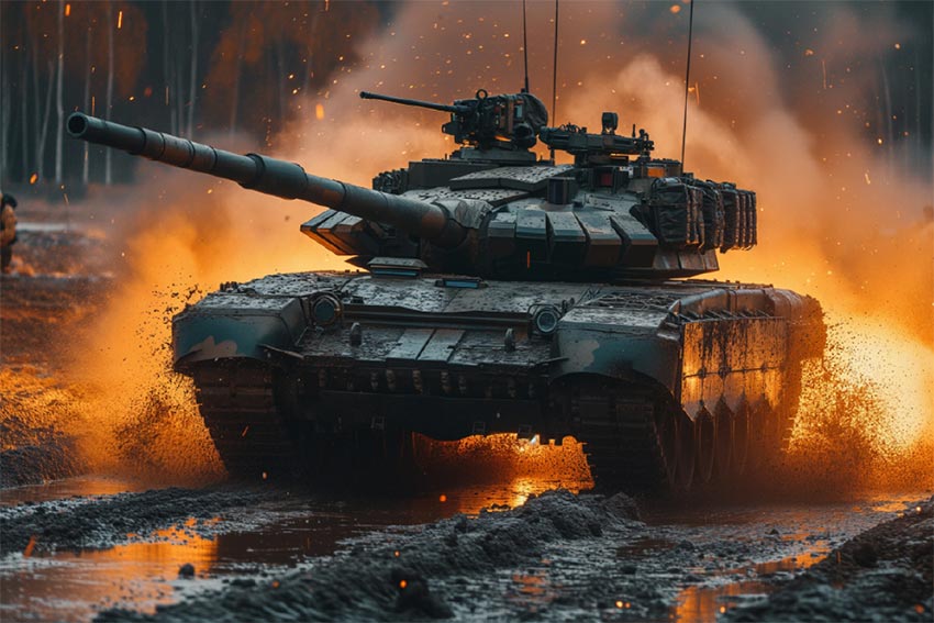 Прапор «Танк у бою»