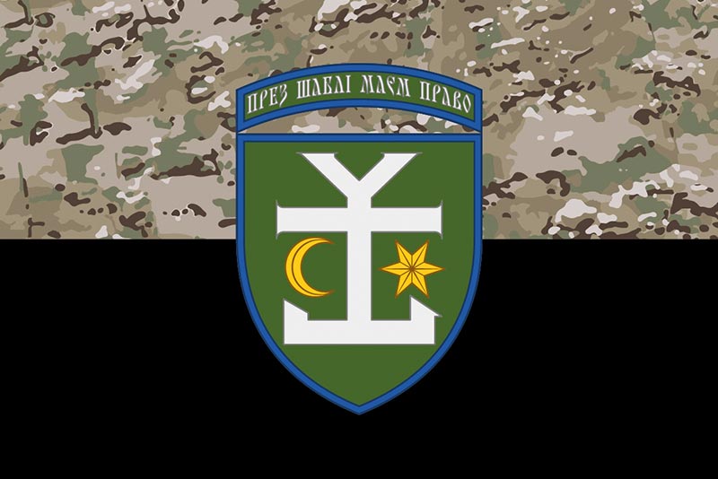 Прапор ЗСУ 54 ОМБр (окрема механізована бригада) імені Івана Мазепи камуфляж-чорний