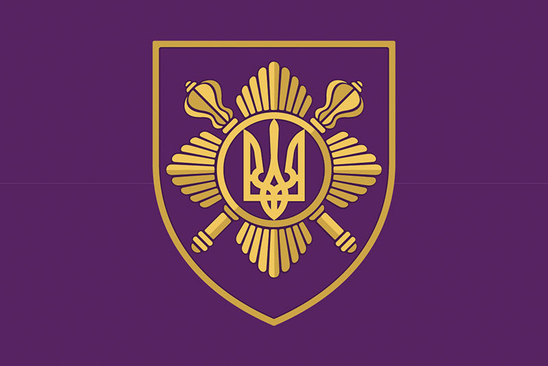 Прапор ЗСУ ОПБр (окрема президентська бригада) імені Богдана Хмельницького