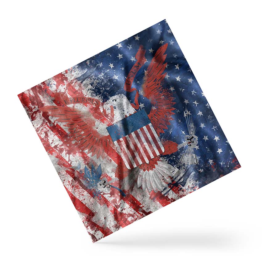 Хустка Прапор США Орел Flag USA Eagle