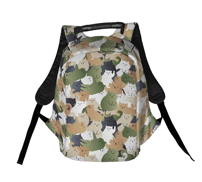 Рюкзак Котячий камуфляж Cat camouflage