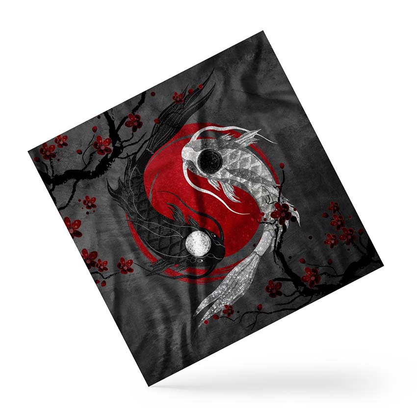 Хустка Риби Інь та Янь Pisces Yin and Yang