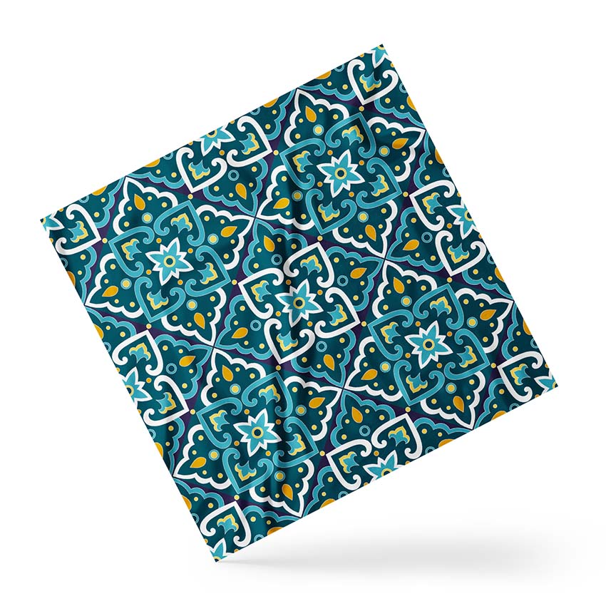 Хустка Східний орнамент Темний Oriental Pattern Dark