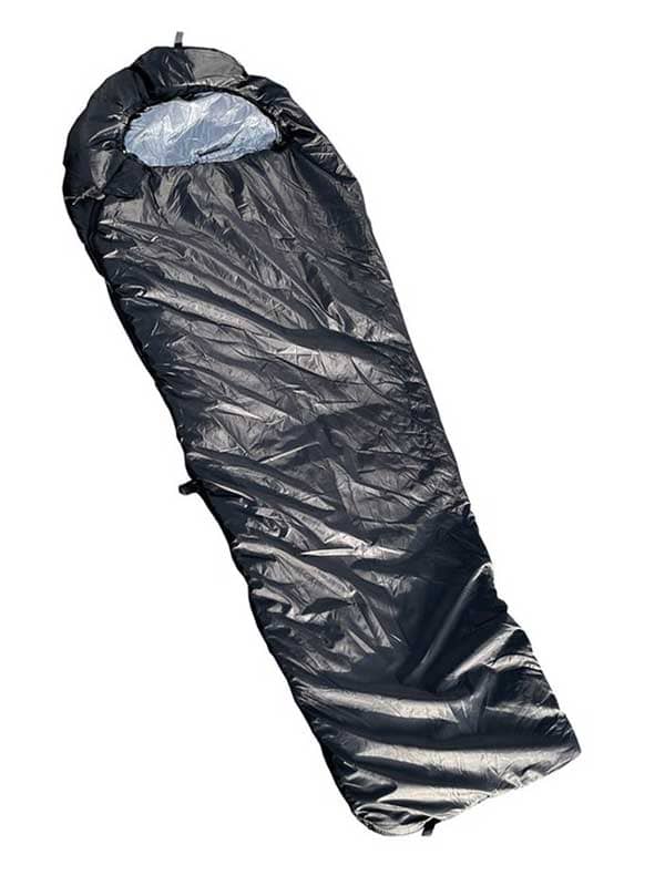 Спальний мішок з капюшоном “Кокон” весна-осінь чорний