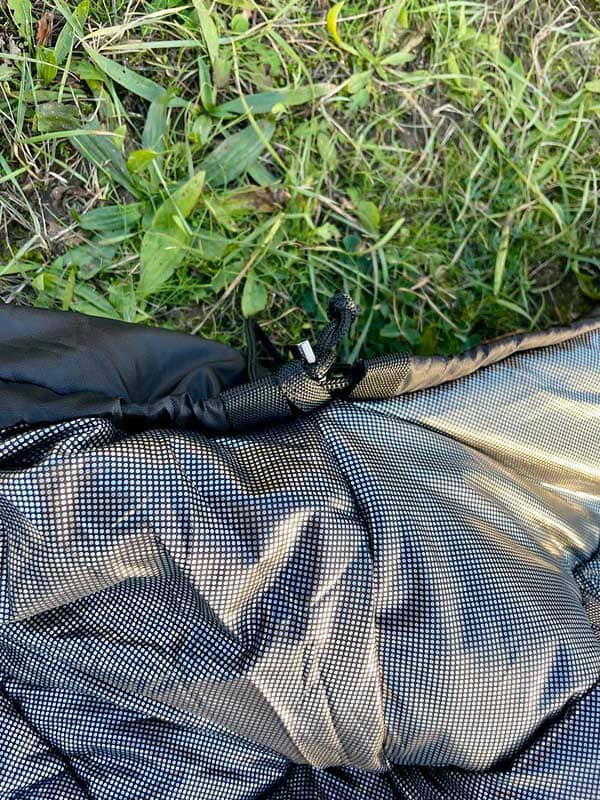 Спальний мішок з капюшоном “Кокон” весна-осінь чорний