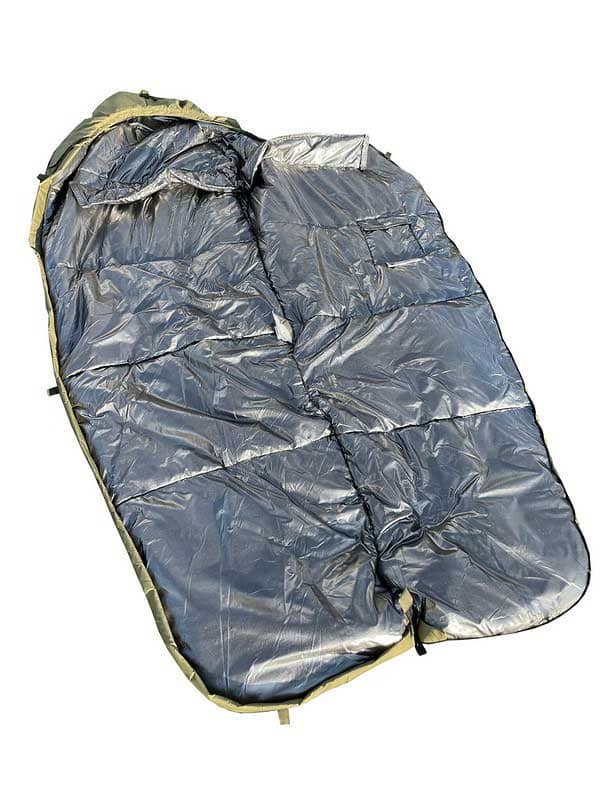 Спальний мішок з капюшоном “Кокон” зимовий олива