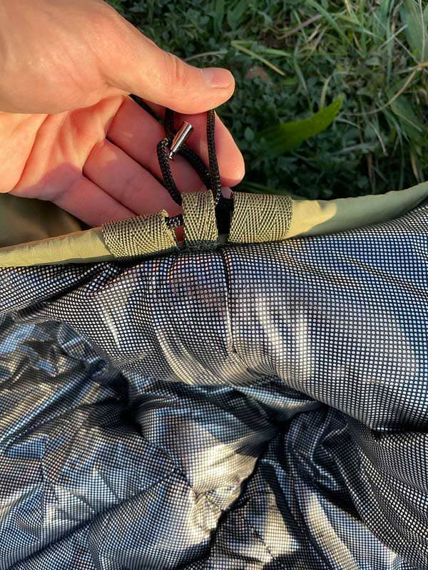 Спальний мішок з капюшоном “Кокон” зимовий олива