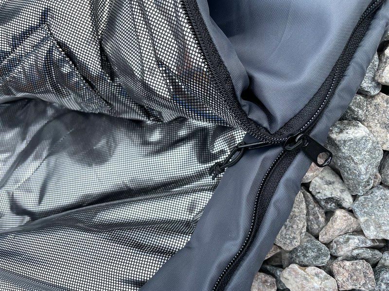 Спальний мішок з капюшоном “Кокон” зимовий сірий