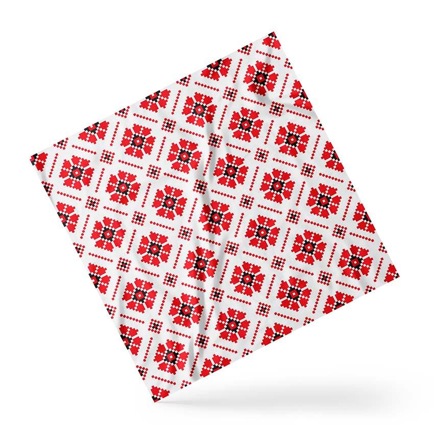 Scarf, Vyshyvanka, Embroidered Pattern