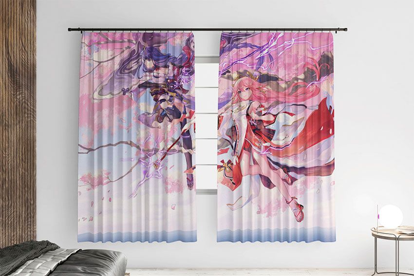 Yae Miko and Raiden Game: Genshin Impact