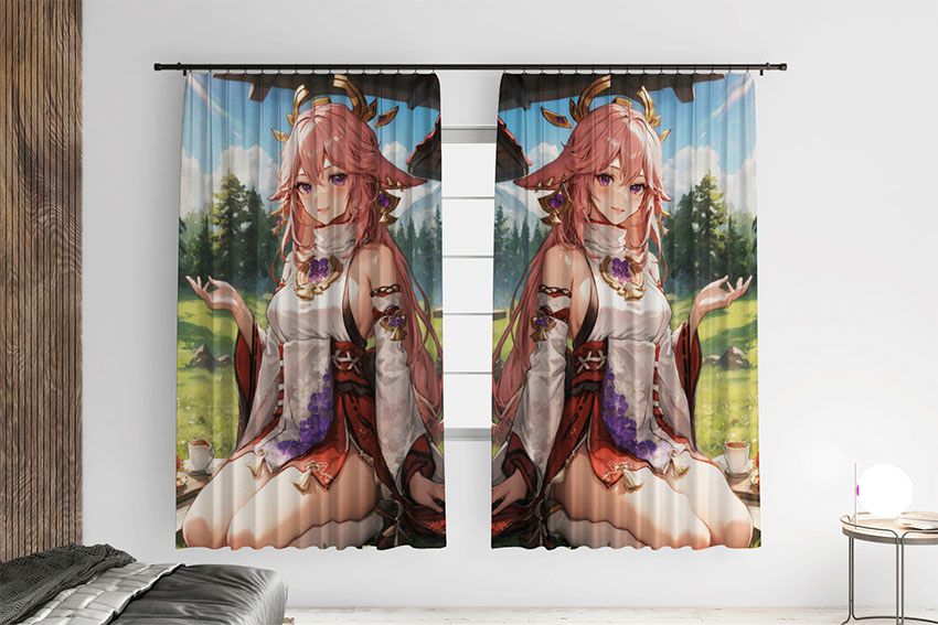 Yae Miko Picnic Genshin Impact