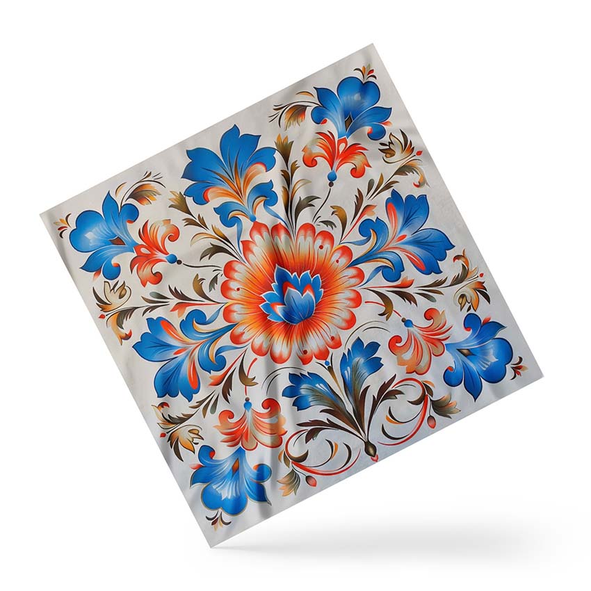 Хустка Яскравий візерунок Розпис Bright pattern Painting
