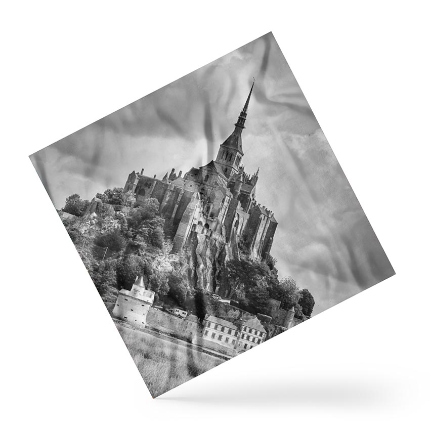 Хустка Замок Мон-Сен-Мішель Mont Saint-Michel Castle