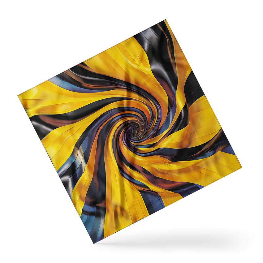 Хустка Жовта спіраль Yellow spiral